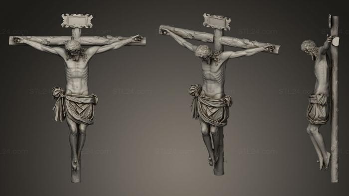 Кресты и распятия (Кристо Крусификадо, KRS_0183) 3D модель для ЧПУ станка